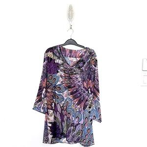 💜Creations Bathing Suit Coverup with Embroidery